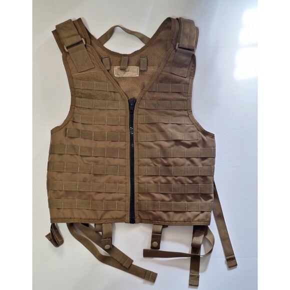 London Bridge Trading Co Molle Full Military Tactical Vest Load Bearing Brown - Picture 1 of 16